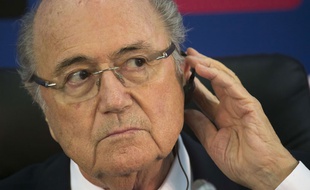 Sepp Blatter en Russie en janvier 2015.