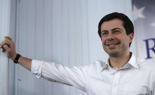 Le maire de South Bend et candidat à la primaire démocrate, Pete Buttigieg, commence à se faire remarquer.