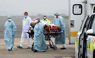 Un transfert de patients (Illustration)