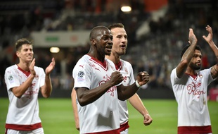 Pellenard, Sankharé, Jovanovic et Otavio (de gauche à droite) sont toujours invaincus cette saison avec les Girondins.