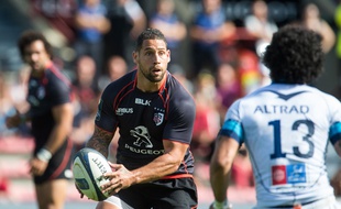 Luke McAlister et Toulouse ont bien démarré la Coupe d'Europe face à Montpellier, le 19 octobre 2014.