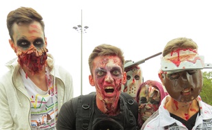 Lors de la Zombie Walk toulousaine 2015.