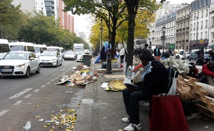 Ce vendredi matin, avenue de Flandres (19e arrondissement)