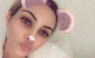 Kim Kardashian a posé une photo de sa petite dernière sur Instagram.