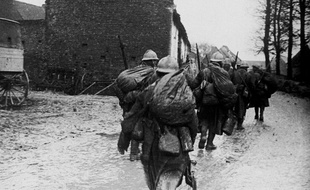 Des soldats de la Première Guerre Mondiale.