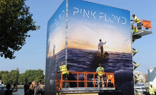Le visuel de l'album «The Endless River» des Pink Floyd, photographié à Londres ce 22 septembre.
