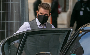 L'acteur Tom Cruise sur le tournage de «Mission: Impossible 7»