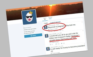 Capture d'écran du compte Twitter @beyoncefan666 dont les «prédictions» se sont avérées.