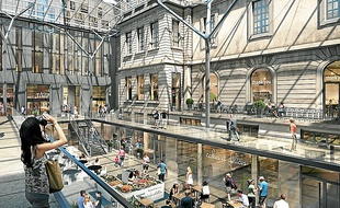 Le passage de l'Hôtel-Dieu sera dédié à la cuisine (illustration).