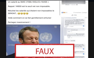 Ce calcul s'appuie sur une augmentation du SMIC, alors que la hausse annoncée par Emmanuel Macron sera répercutée sur la prime d'activité.