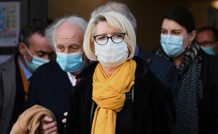 Isabelle Fouillot, la mère d'Alexia Daval, lors du procès à Vesoul.