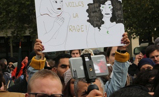 Lors d'un précédent rassemblement contre l'islamophobie, place de la République, à Paris, le 10 octobre 2019.