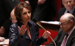 La ministre de la Santé Marisol Touraine le 17 mars à l'Assemblée nationale à Paris
