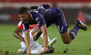 Zinédine Machach, le milieu du TFC, lors du match de Ligue 1 à Monaco, le 4 août 2017.