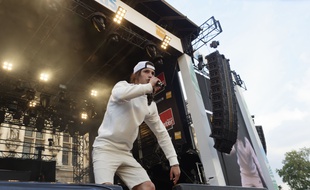 Moha La Squale, en 2018 lors du Fnac live Festival à Paris.