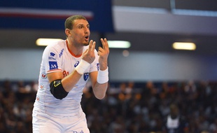Le joueur de Montpellier handball Wissem Hmam, en octobre 2013