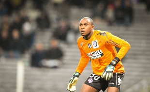 Le gardien Ali Ahamada sous les couleurs du TFC contre Monaco, le 5 décembre 2014 au Stadium de Toulouse.