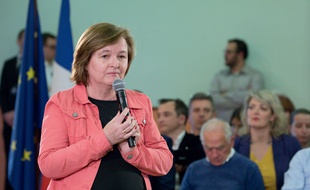 Nathalie Loiseau à Chalon-sur-Saône, le 19 avril 2019.