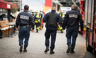 L'homme qui a menacé les policiers a été placé en garde à vue (illustration)
