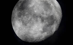 La lune, le 5 octobre 2020.