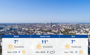 Météo Nantes: Prévisions du vendredi 26 février 2021
