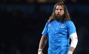 Martin Castrogiovanni lors de France-Italie en coupe du monde de rugby, le 19 septembre 2015.