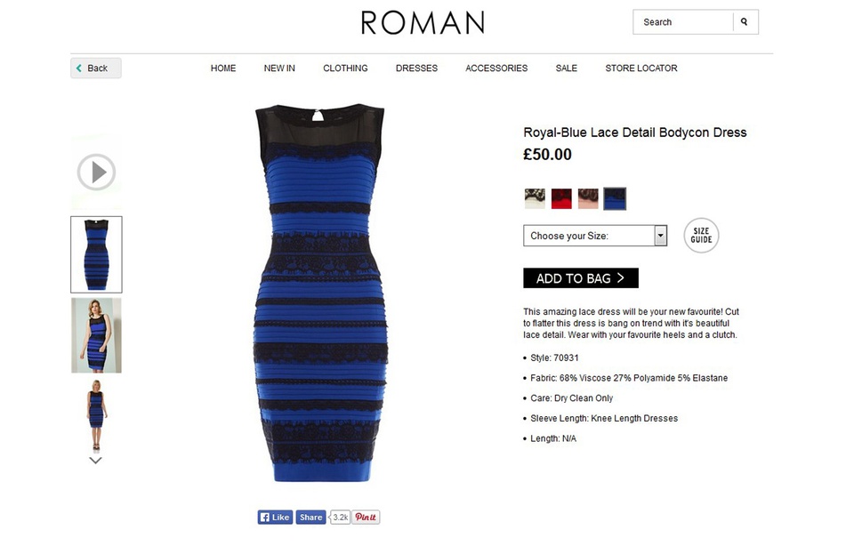 La robe 2024 bleue et noire