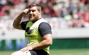 Le Toulonnais Xavier Chiocci, à l'entraînement le 3 mai 2014.
