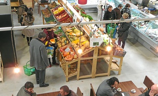 La Super Halle d'Oullins a bénéficié de subventions européennes.