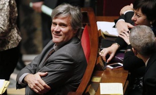 Le ministre de l'Agriculture Stéphane Le Foll, à l'Assemblée nationale le 14 janvier 2014