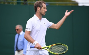 Richard Gasquet le 4 juillet 2017 à Wimbledon.