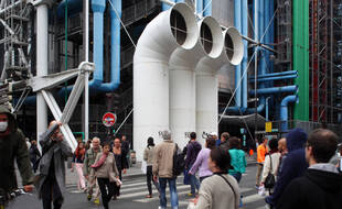 Le Centre Pompidou à Paris. (Illustration)