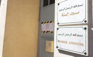 La mosquée Assounna de Sète, fermée mercredi.