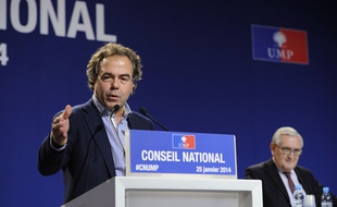 Luc Chatel, le 25 janvier 2014, lors du Conseil national de l'UMP à Paris.