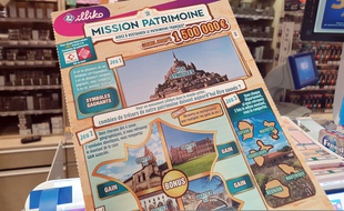 Illustration d'un ticket du loto de la Mission Patrimoine