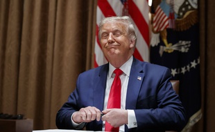 Donald Trump a encore brandi une menace dont il a le secret, avec en ligne de mire, le rival chinois.