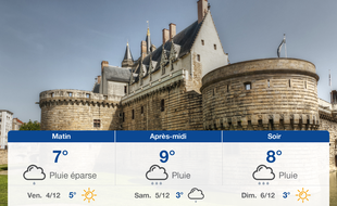 Météo Nantes: Prévisions du jeudi 3 décembre 2020