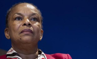 La ministre de la Justice, Christiane Taubira, le 19 mai 2015 à Paris