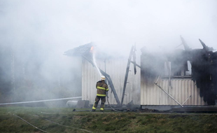 Depuis le 1er janvier 2015, une série d'incendies, d’origine criminelle, touche les foyers pour réfugiés de Suède, comme ici à Munkedal.