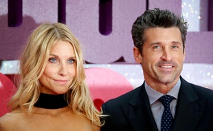 Le couple Jilian Fink et Patrick Dempsey à l'avant-première de Bridget Jones's Baby à Londres