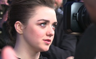 Maisie Williams à l'avant-première de «Game of Thrones» au Grand Rex le 2 avril 2014.