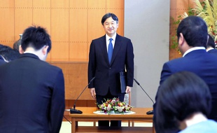 Le prince héritier japonais Naruhito, à Tokyo le 5 septembre 2018.
