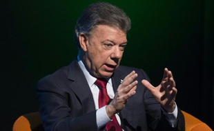 Le président colombien Juan Manuel Santos à Washington, le 5 février 2016