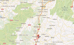 Carte de localisation de Sain-Paul-Trois-Châteaux (Drôme)