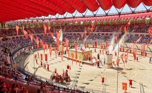 L'incontournable spectacle de gladiateurs du Puy du Fou (illustration avant le Covid.