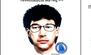 Le portrait robot du suspect de l'attentat de Bangkok