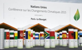 Le site de la conférence climat de Paris, le 25 novembre 2015 au Bourget