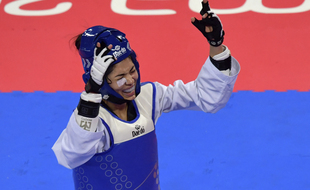 Fernanda Aguirre lors des Jeux panaméricains en 2019.