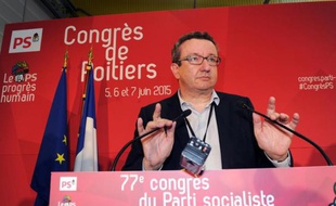 Christian Paul le 5 juin 2015 au congrès du parti socialiste à Poitiers