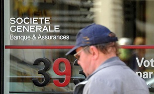 Une agence de la Société Générale à Dunkerque.